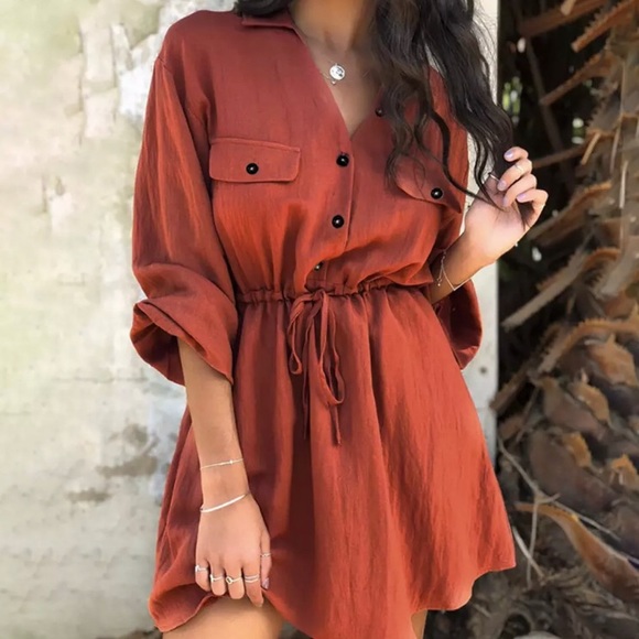 Lovesdesigner Dresses & Skirts - New Cotton Flax Short Summer Dress S-XXL